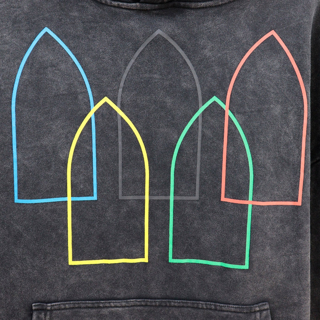 Black Intertwined Windows Hoodie