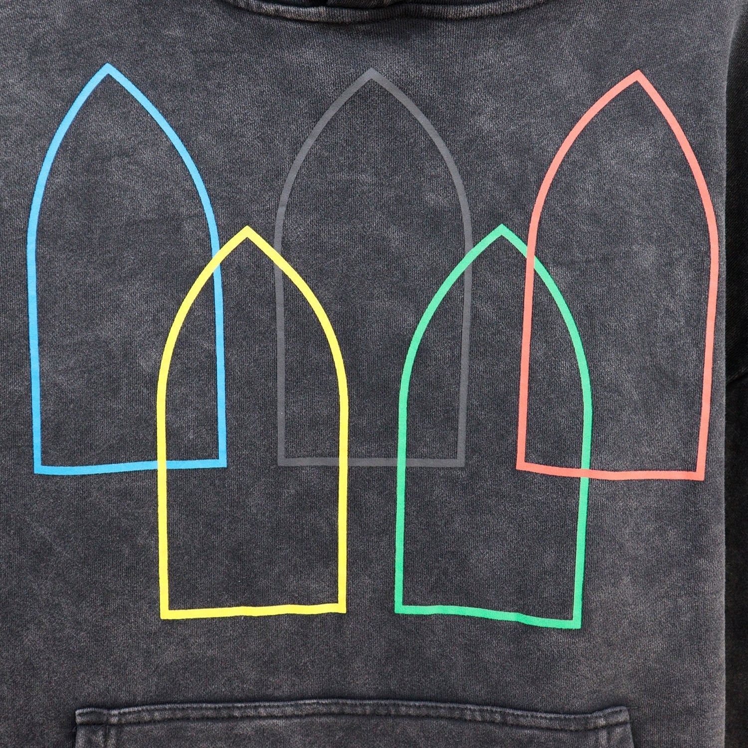 Black Intertwined Windows Hoodie