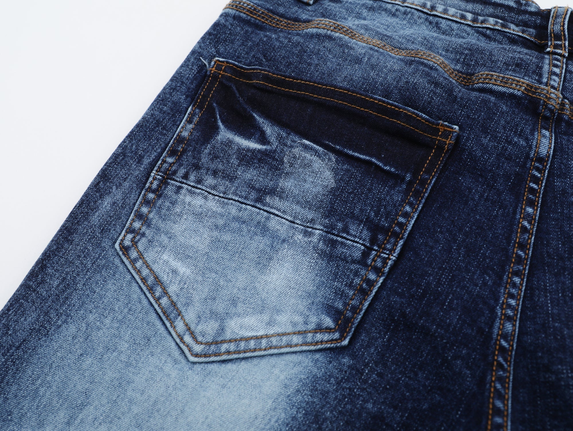 P133 Blue Brushed Jeans
