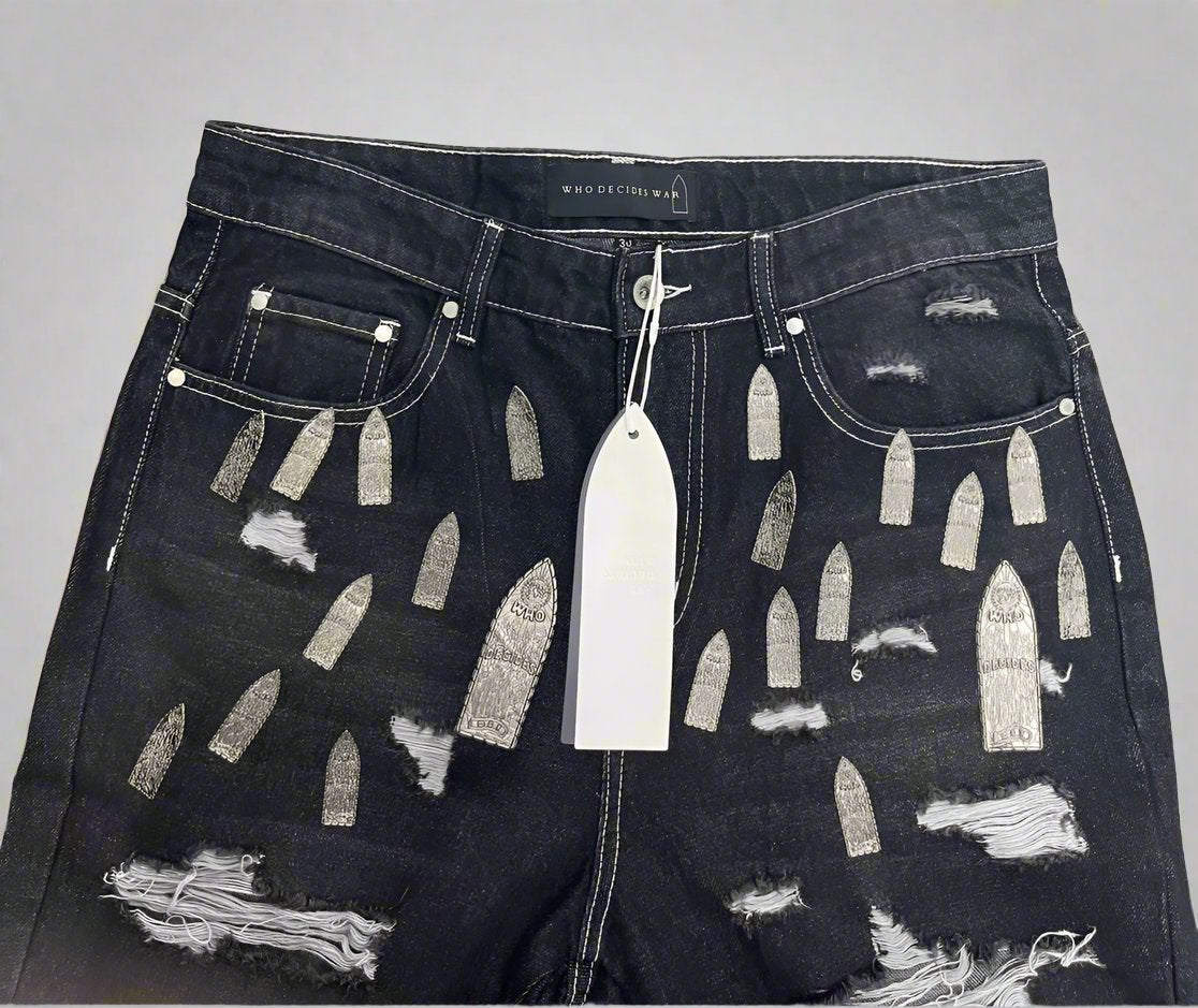 Black Amplified Gnarly Jeans