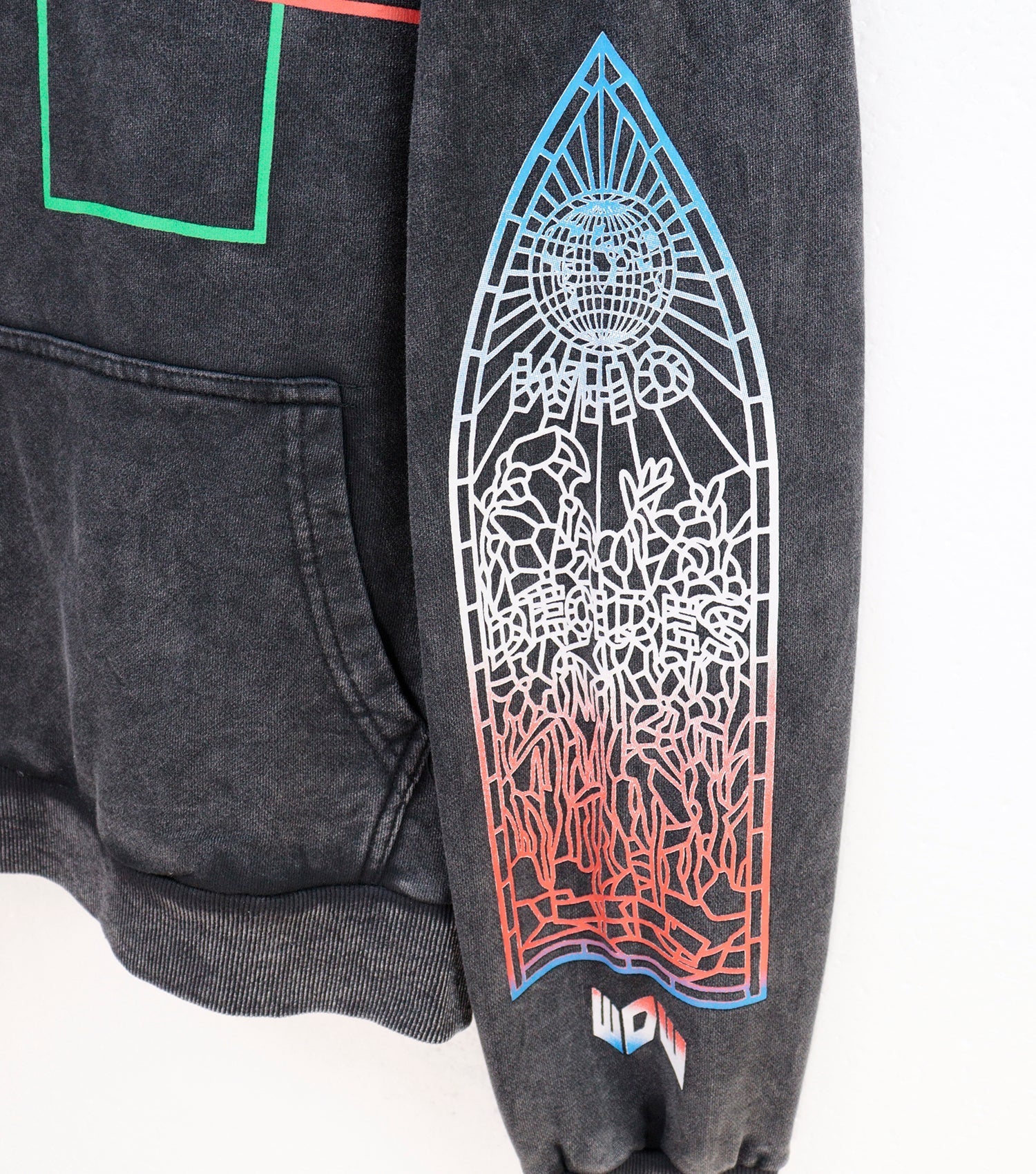Black Intertwined Windows Hoodie