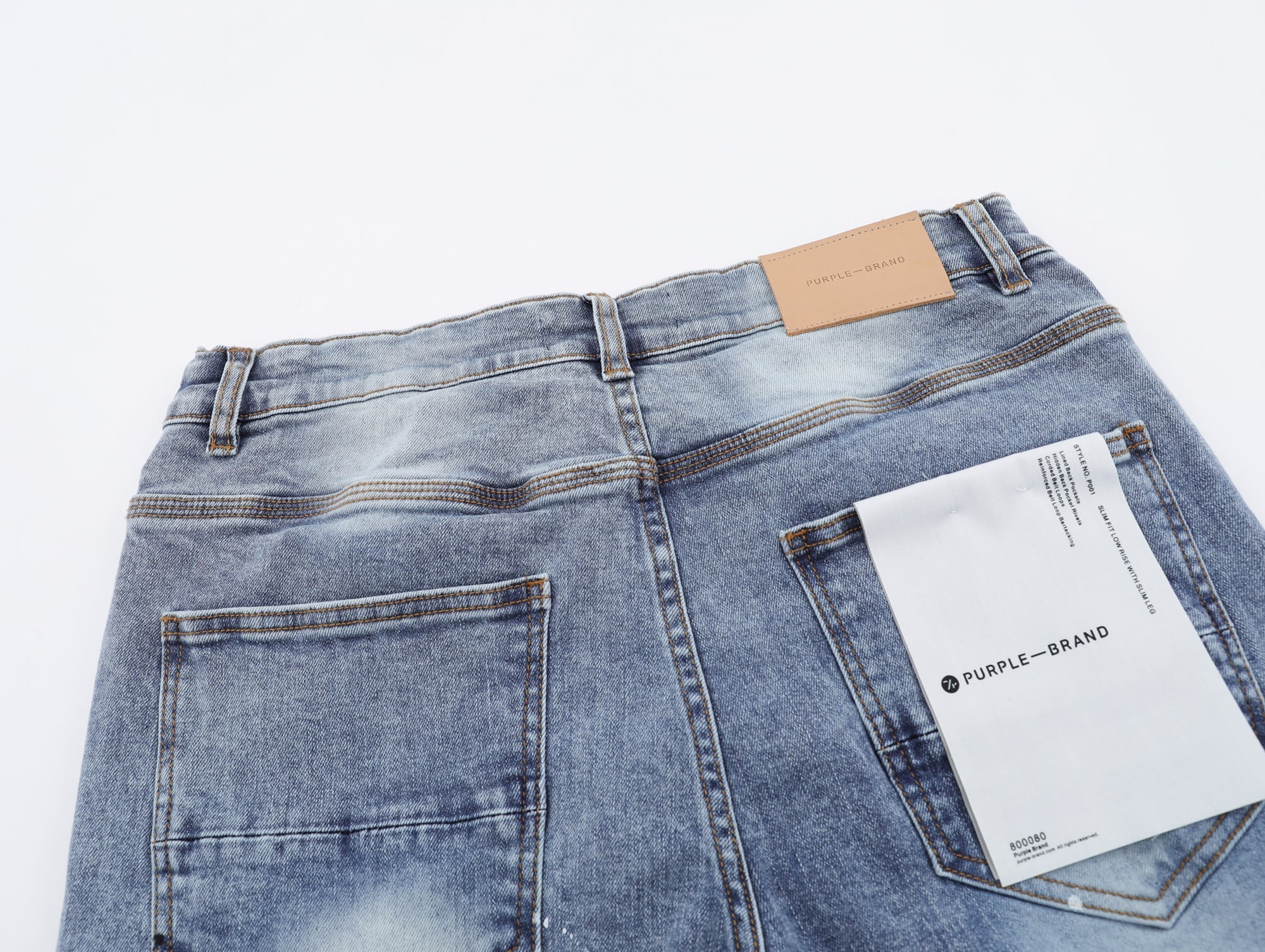 P128 Splattered Paint Jeans