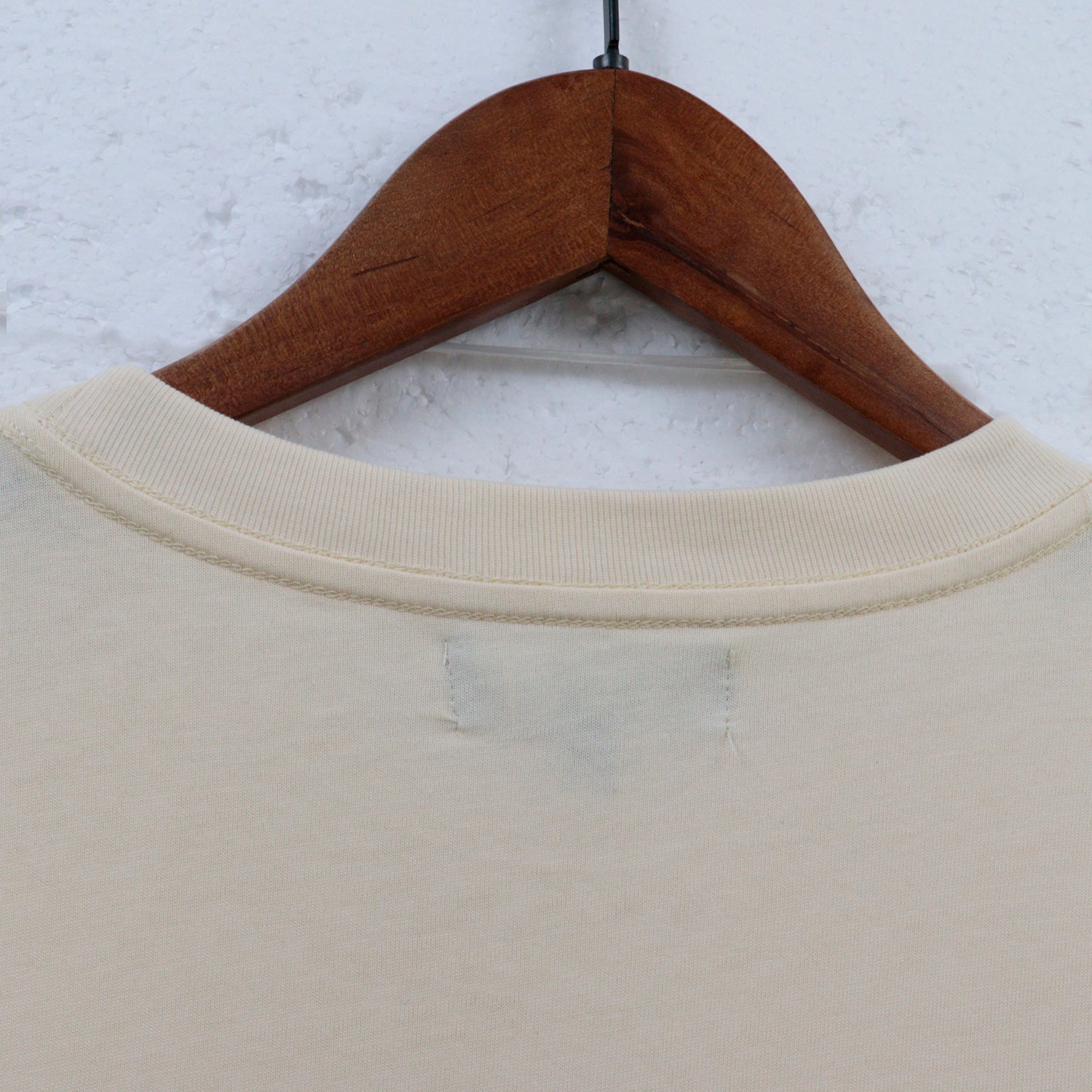 White Thorned Abstract Cotton Jersey T-Shirt