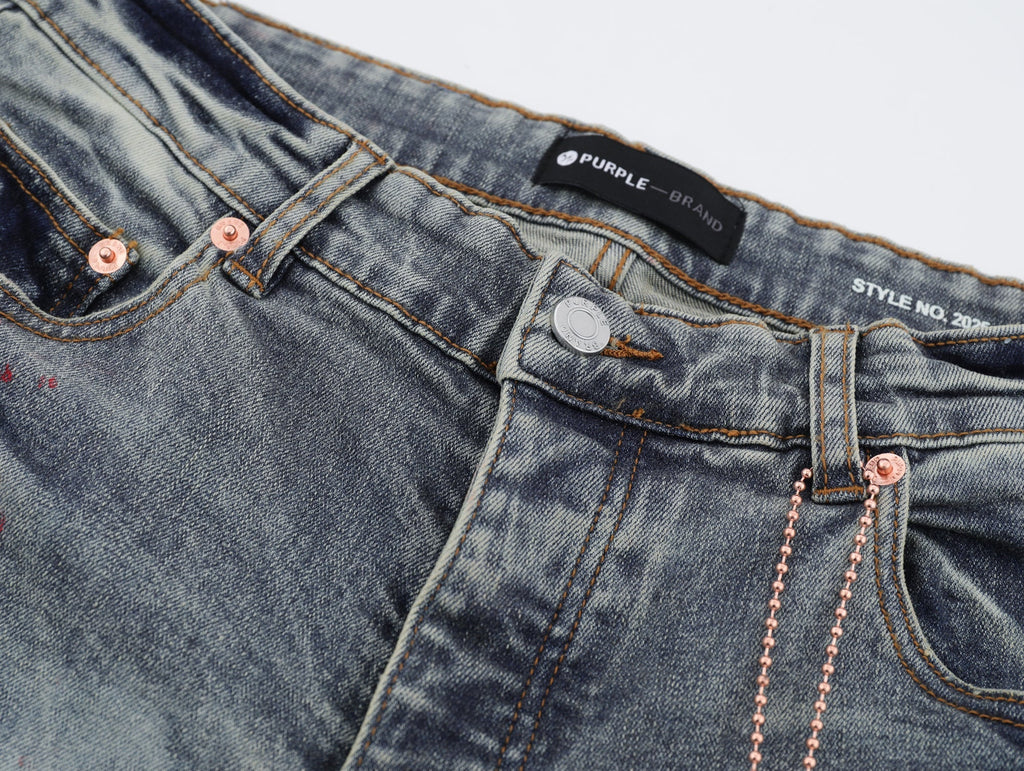 P505 Red/White dotted Jeans