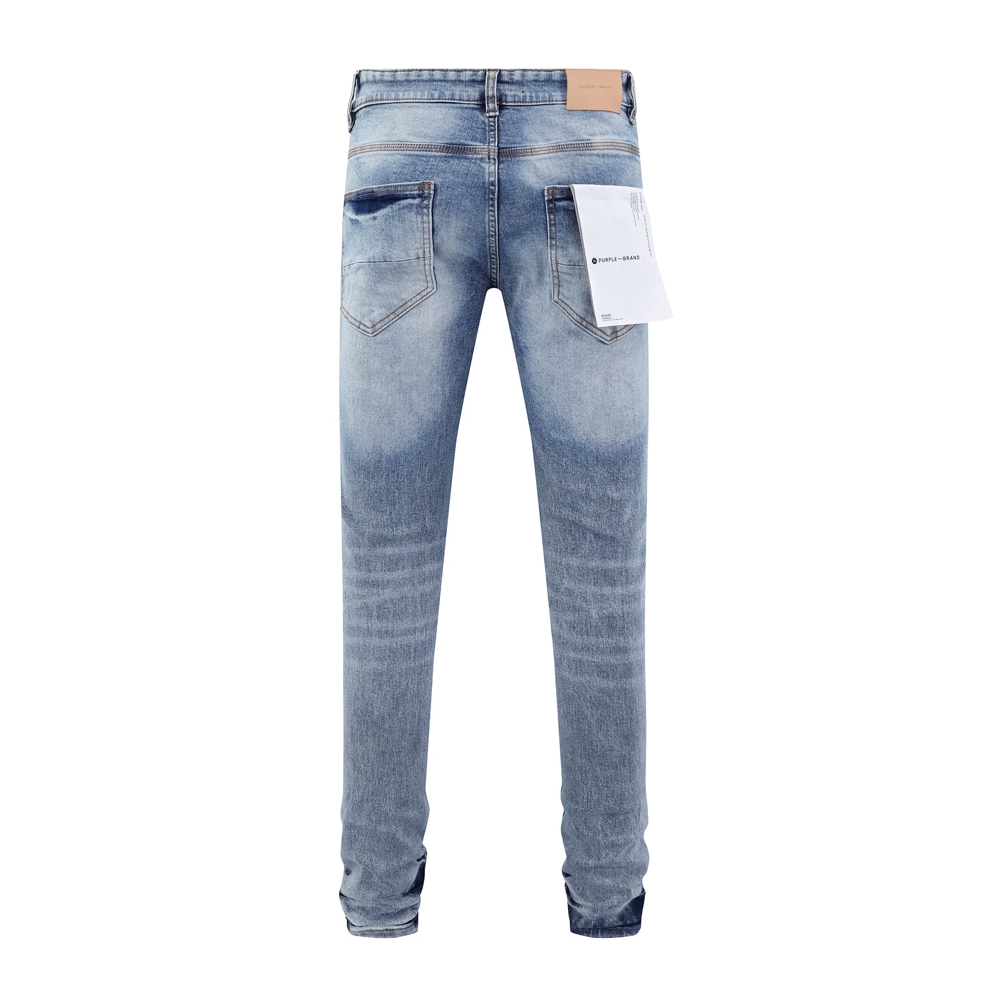 P117 Distressed Low Cuffed Jeans