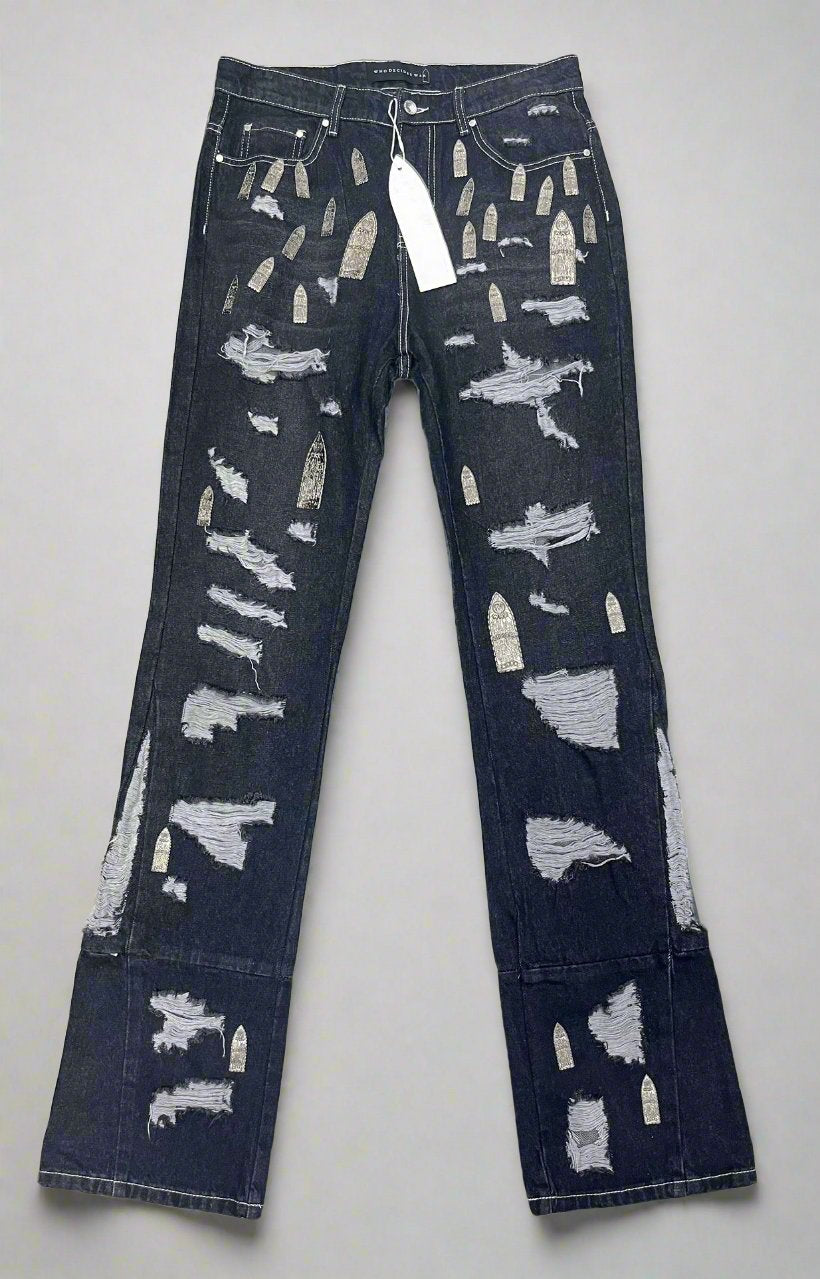 Black Amplified Gnarly Jeans