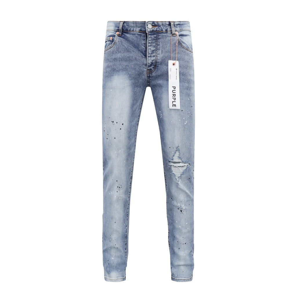 P128 Splattered Paint Jeans