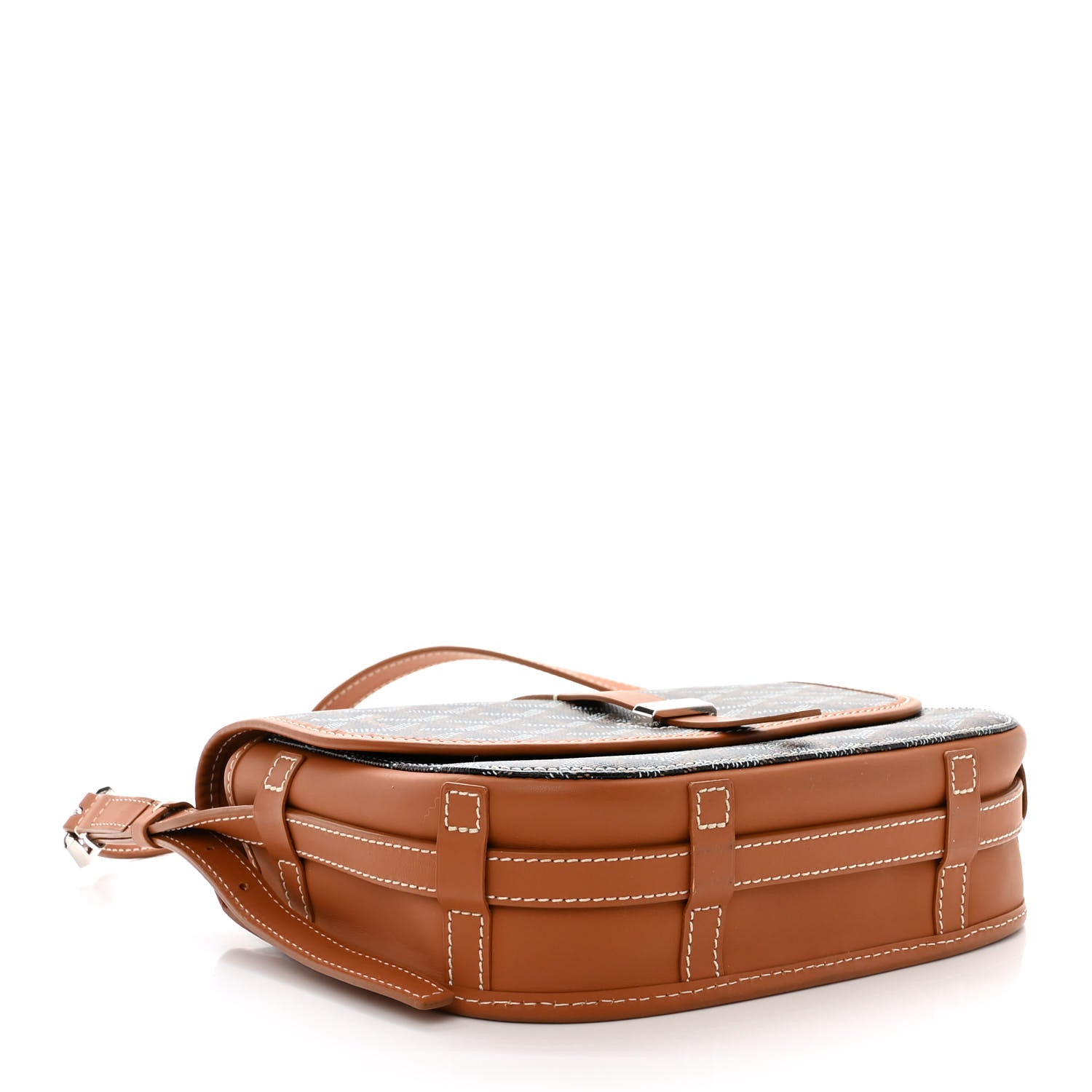 Black Brown Goyrd Messenger Bag