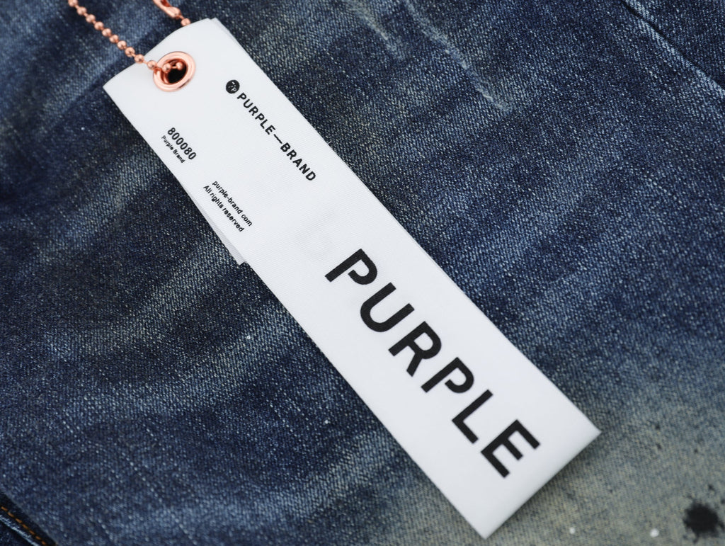 P503 Blue Painted Jeans