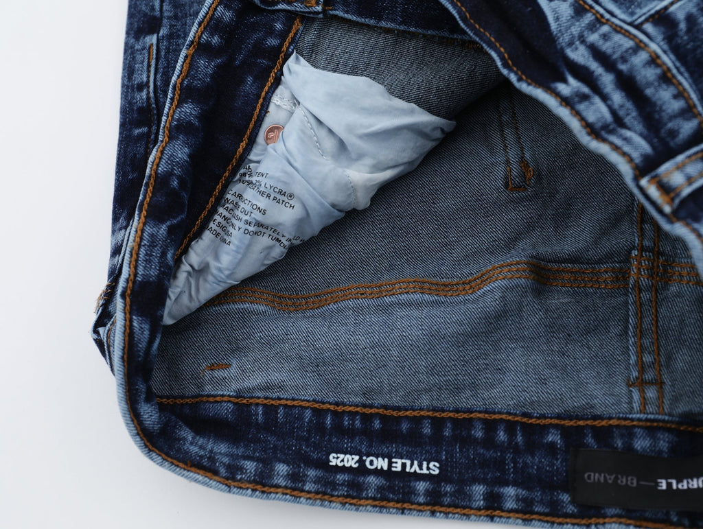 P133 Blue Brushed Jeans