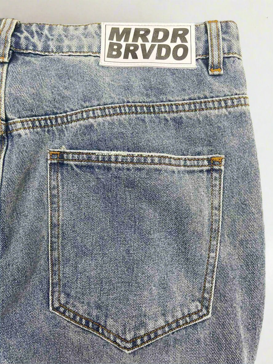 CowBoy Embroidered Denim