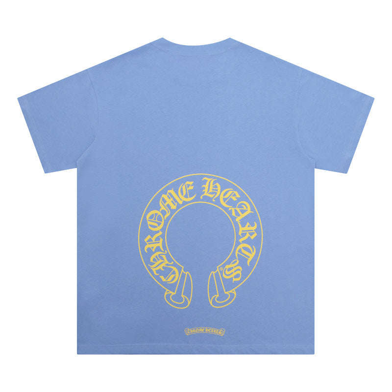 CH Blue Yellow 'HORSESHOE' Tee