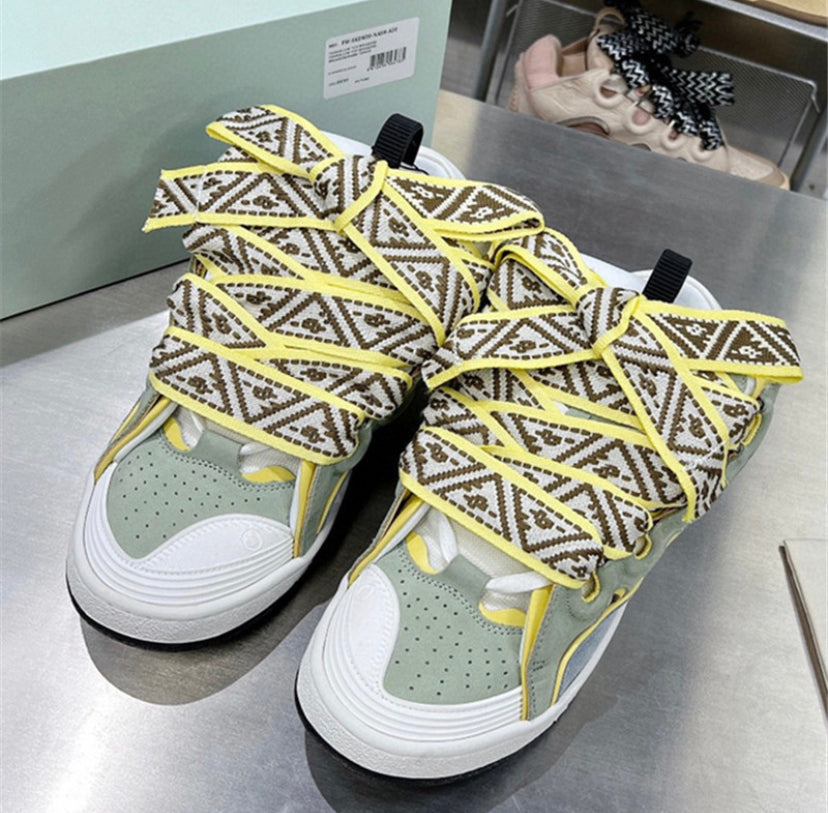 Green & Yellow - Curb Sneakers