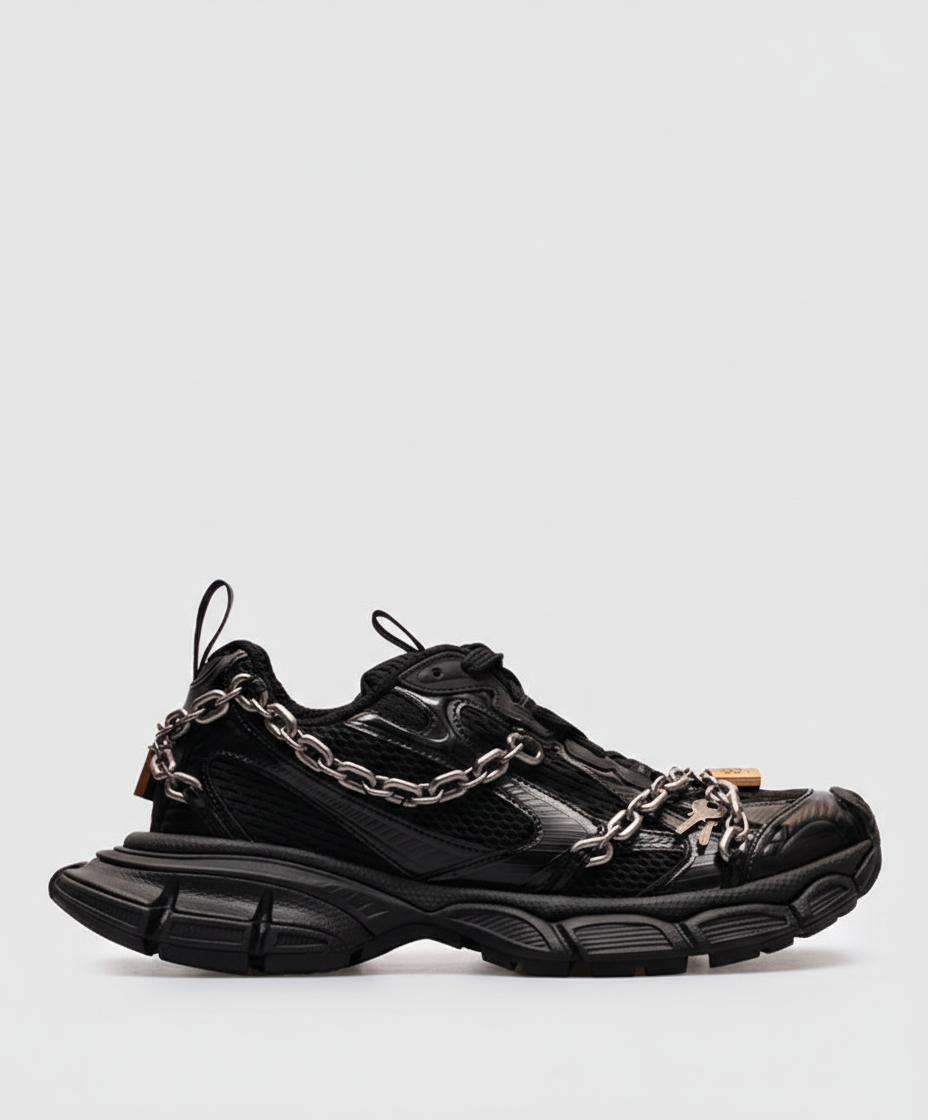 Balenciaga 3xl Chain Sneaker - Silver-2