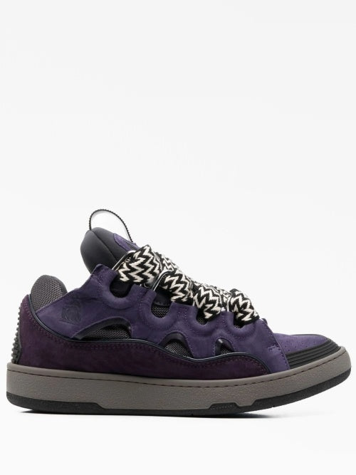 Purple White laces - Curb Sneakers