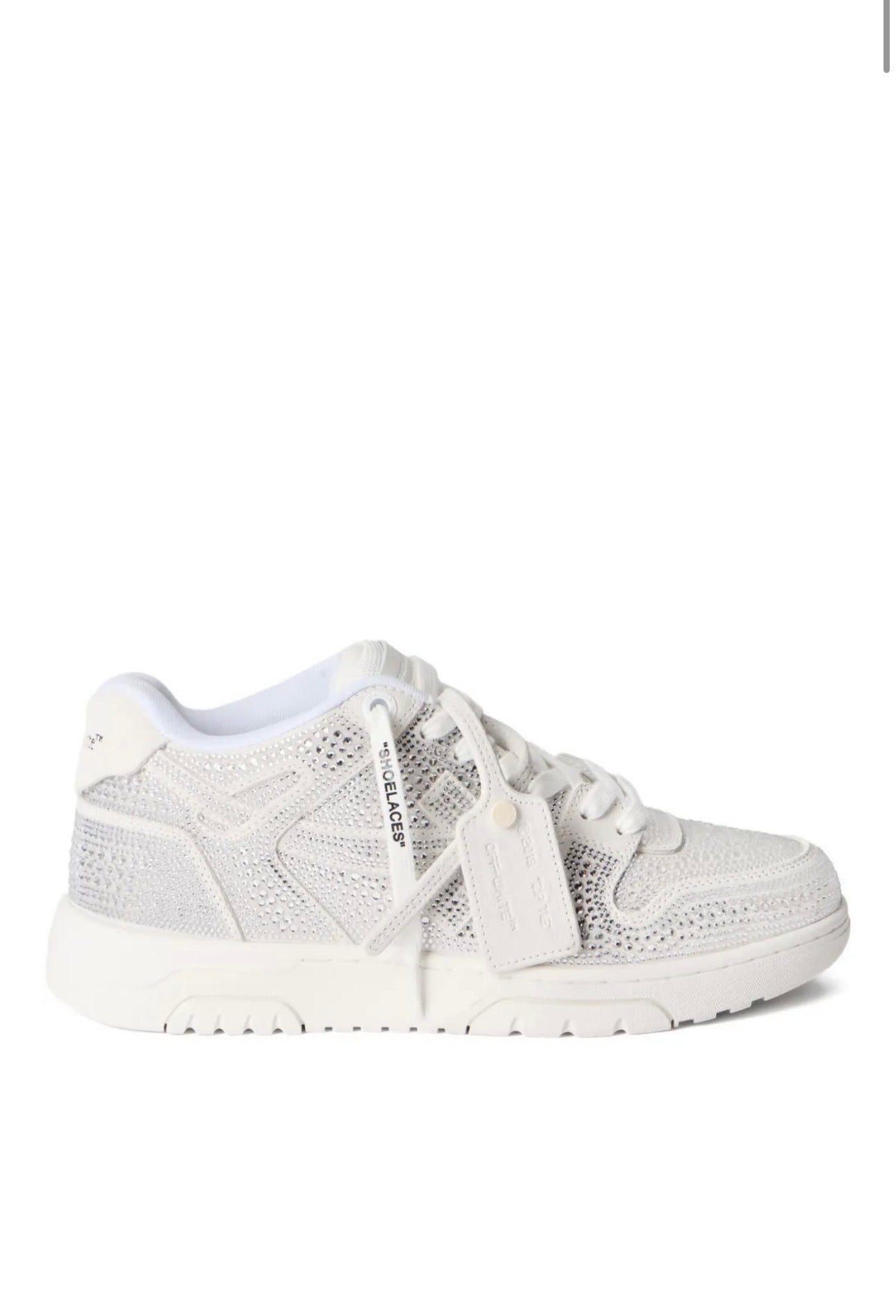 Out Of Office 'White Strass' Sneakers