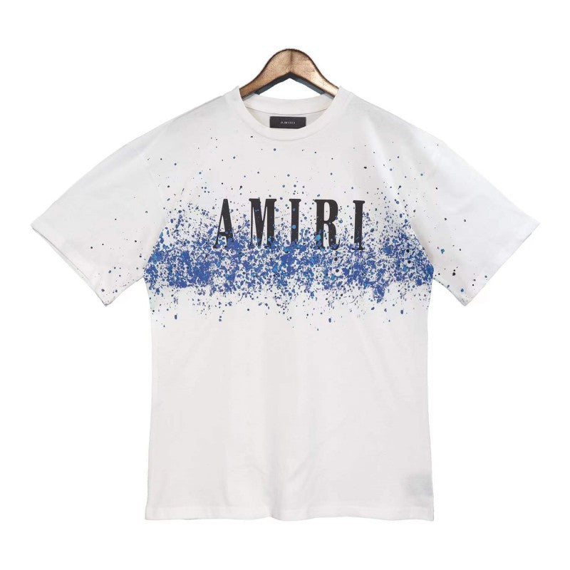 AM 'Crystal Core' White/Blue Tee