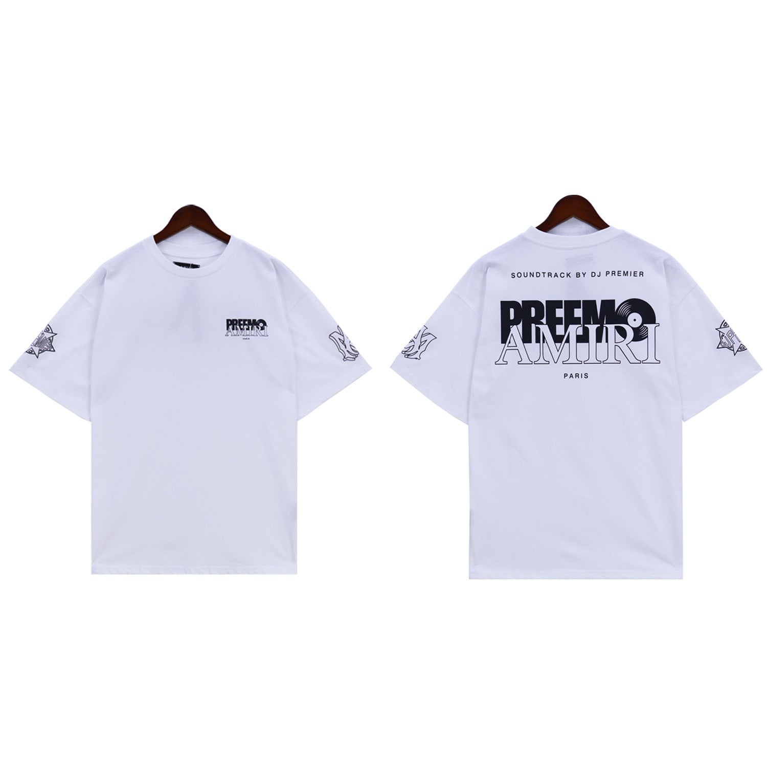AM 'Preemo Paris' White Tee