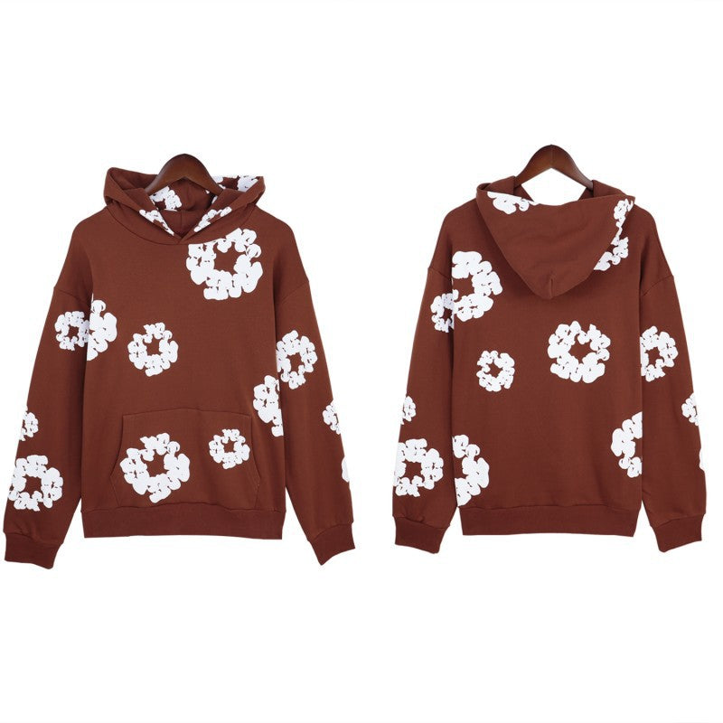 DT 'Cotton Wreath Brown' Hoodie