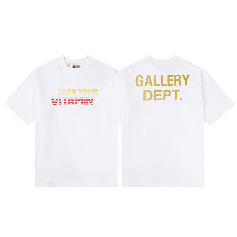 White 'Vitamins' Tee