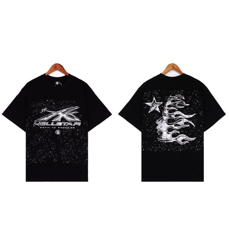 HSTAR 'Metallic Space' Black Tee