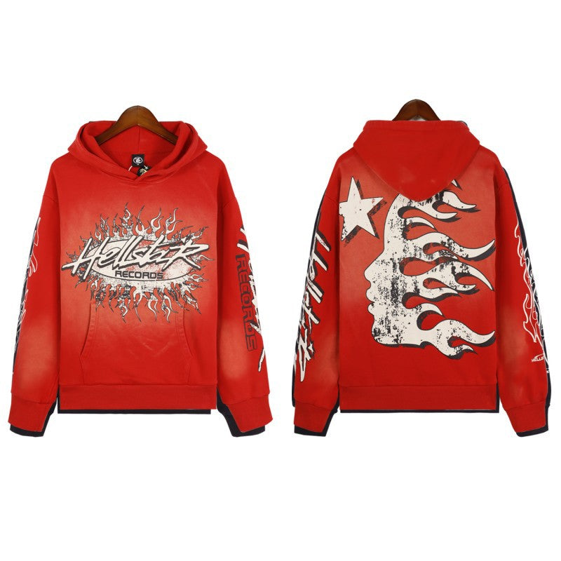 HSTAR 'Shock Logoed' Red Hoodie