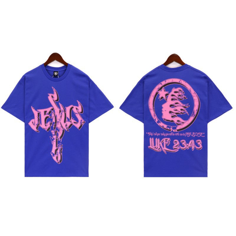 HSTAR 'Luke 23:43'  Purple/Pink Tee