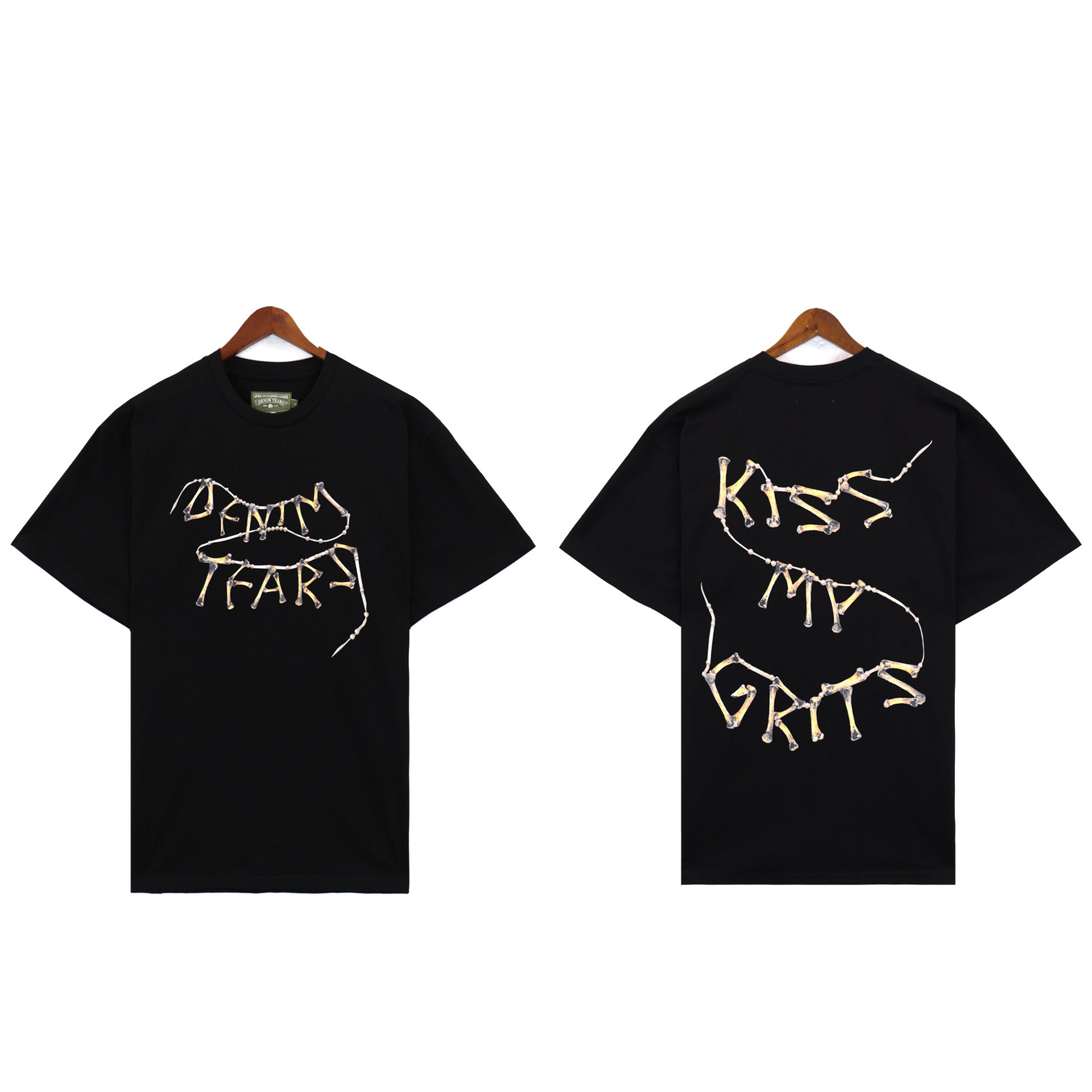 DT 'Kiss My Grits' Black Tee