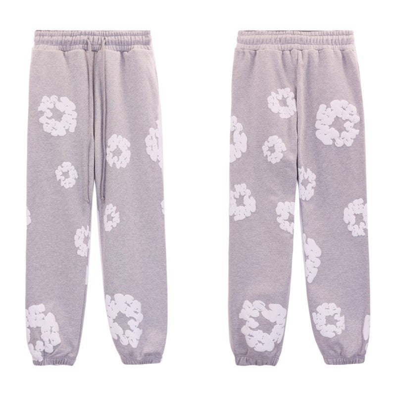 DT 'Cotton Wreath Grey' Sweat Pants