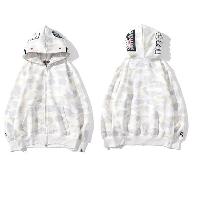 White 'Classic Camo Ape' Jacket