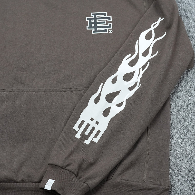 E.E. Basic Hoodie Brown