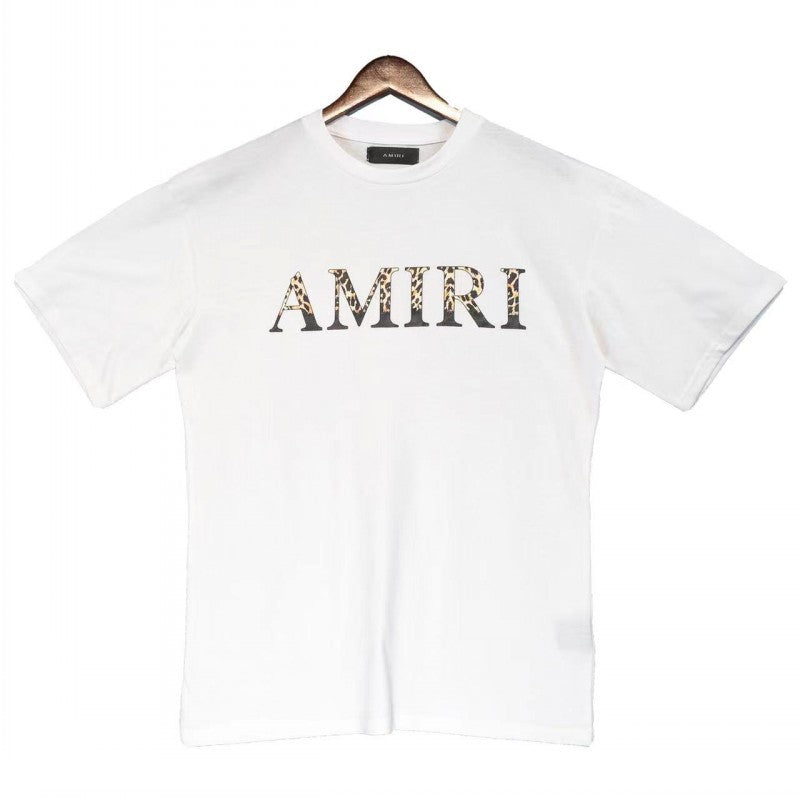 AM 'Cheetah Logo' White