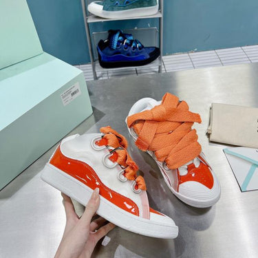 Glossy Orange - Curb Sneakers