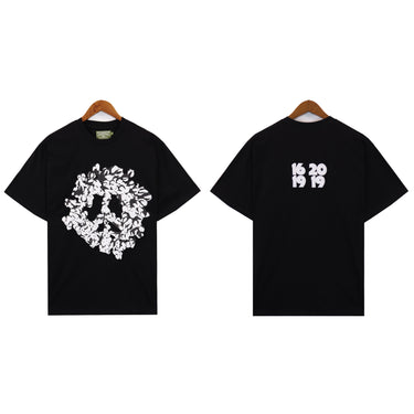 DT 'Cotton Wreath Peace University' Black Tee