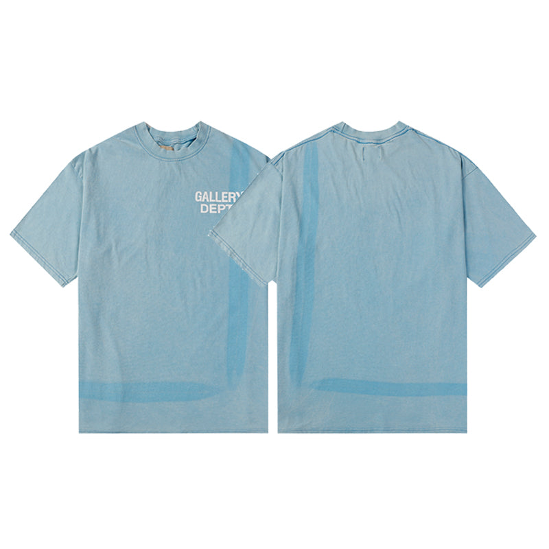 Gal 'Blue White Plain Vintage' Tee