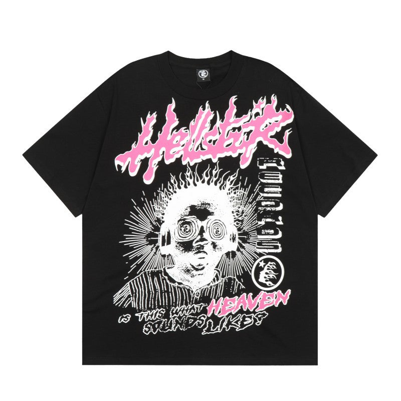 HSTAR 'IsThiswhatHeavenSoundsLike?' Black/Pink Tee