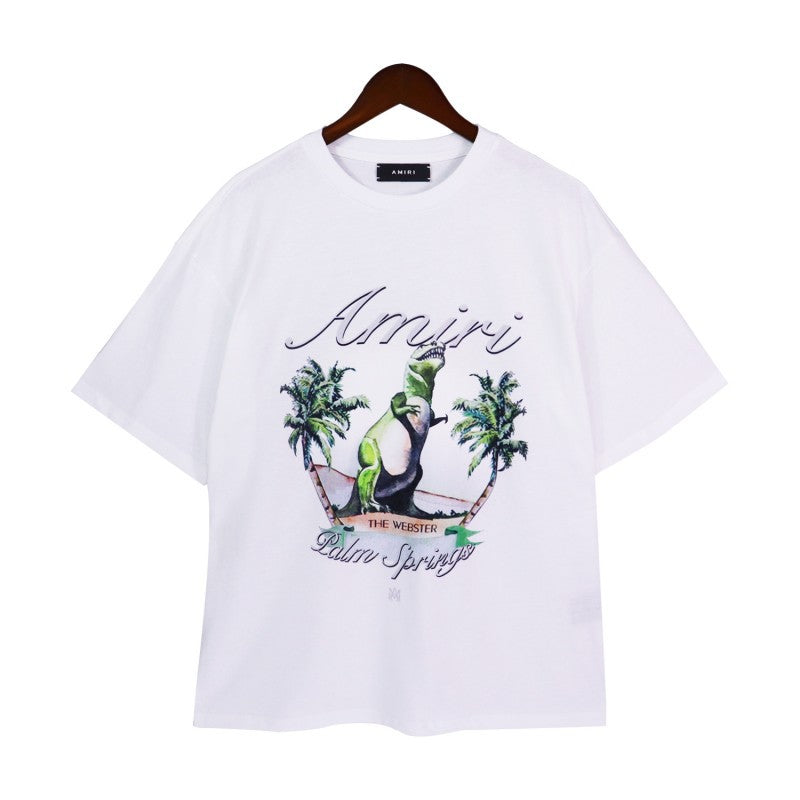 AM 'Webster Dinosaur' White Tee