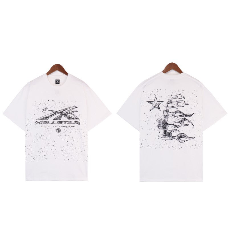 HSTAR 'Metallic Space' White Tee