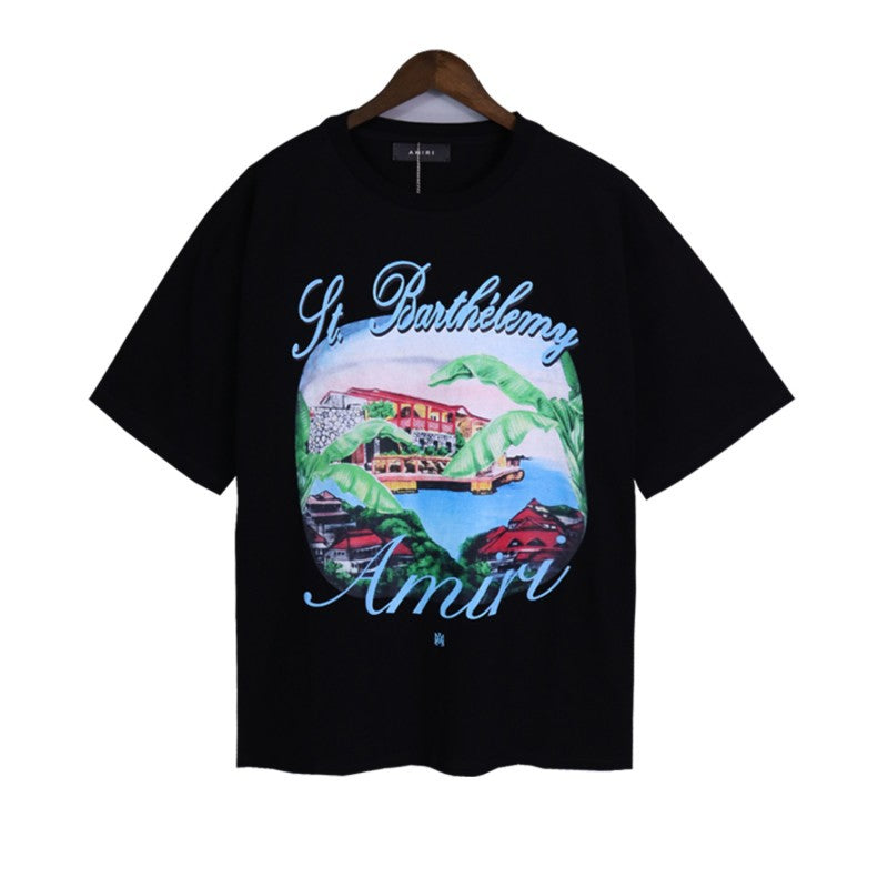 AM 'Eden Rock' Black Tee