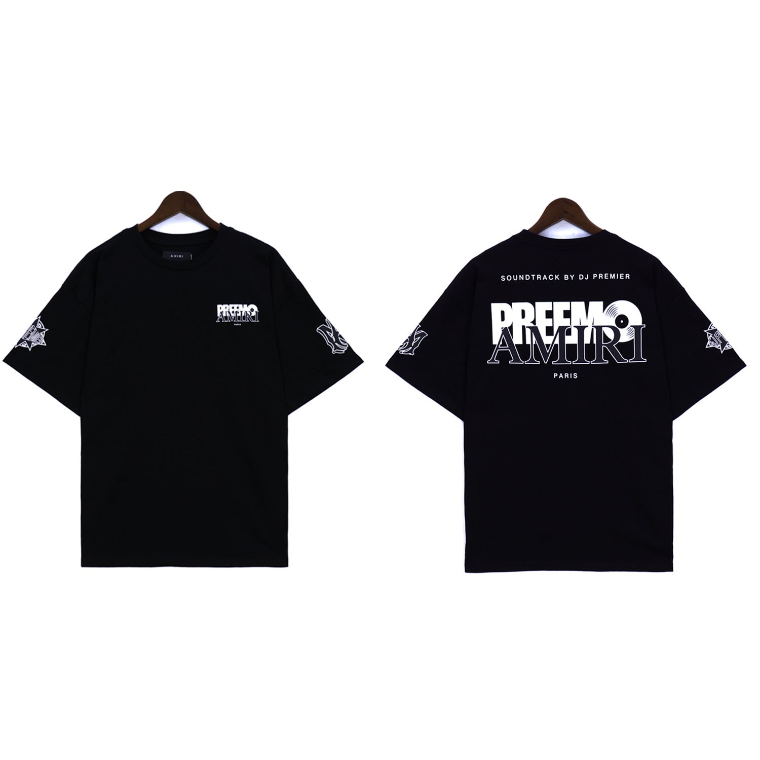 AM 'Preemo Paris' Black Tee