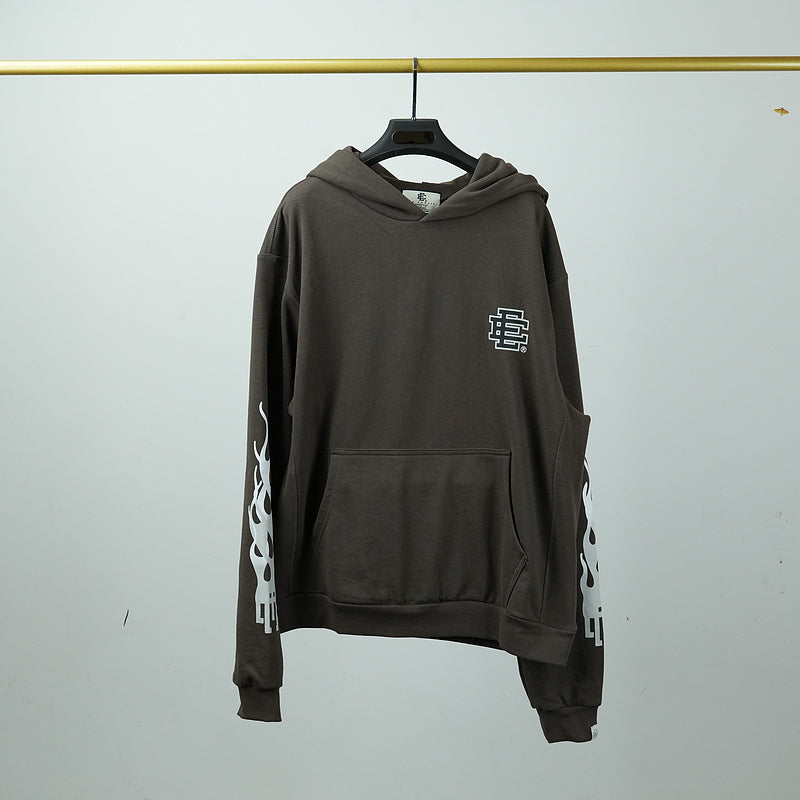 E.E. Basic Hoodie Brown