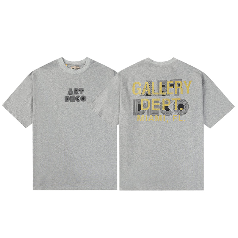 Gal 'Art Deco' Grey Tee