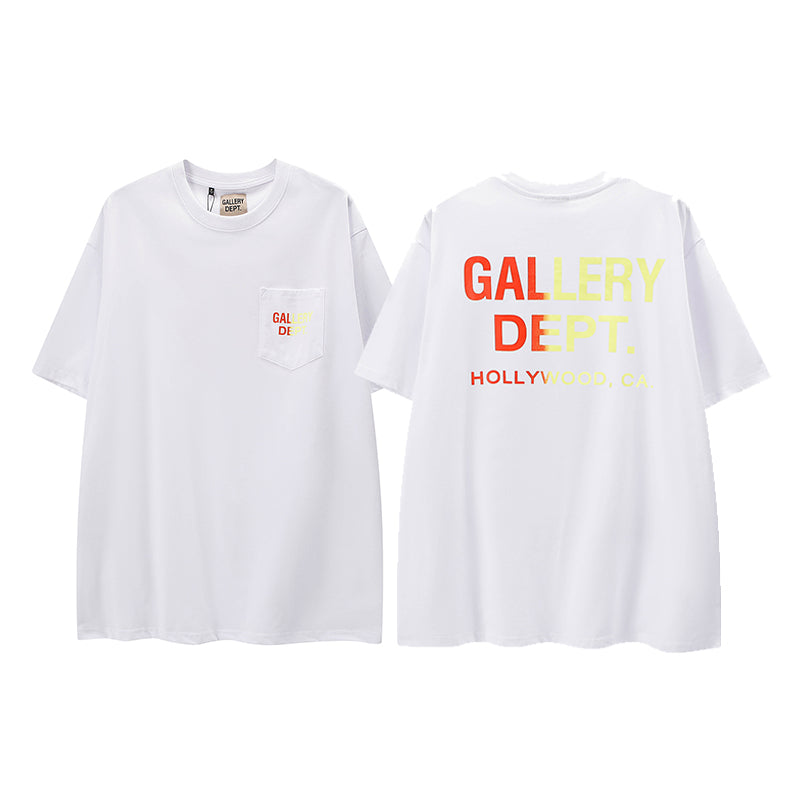 White Orange Yel Gal Shirt