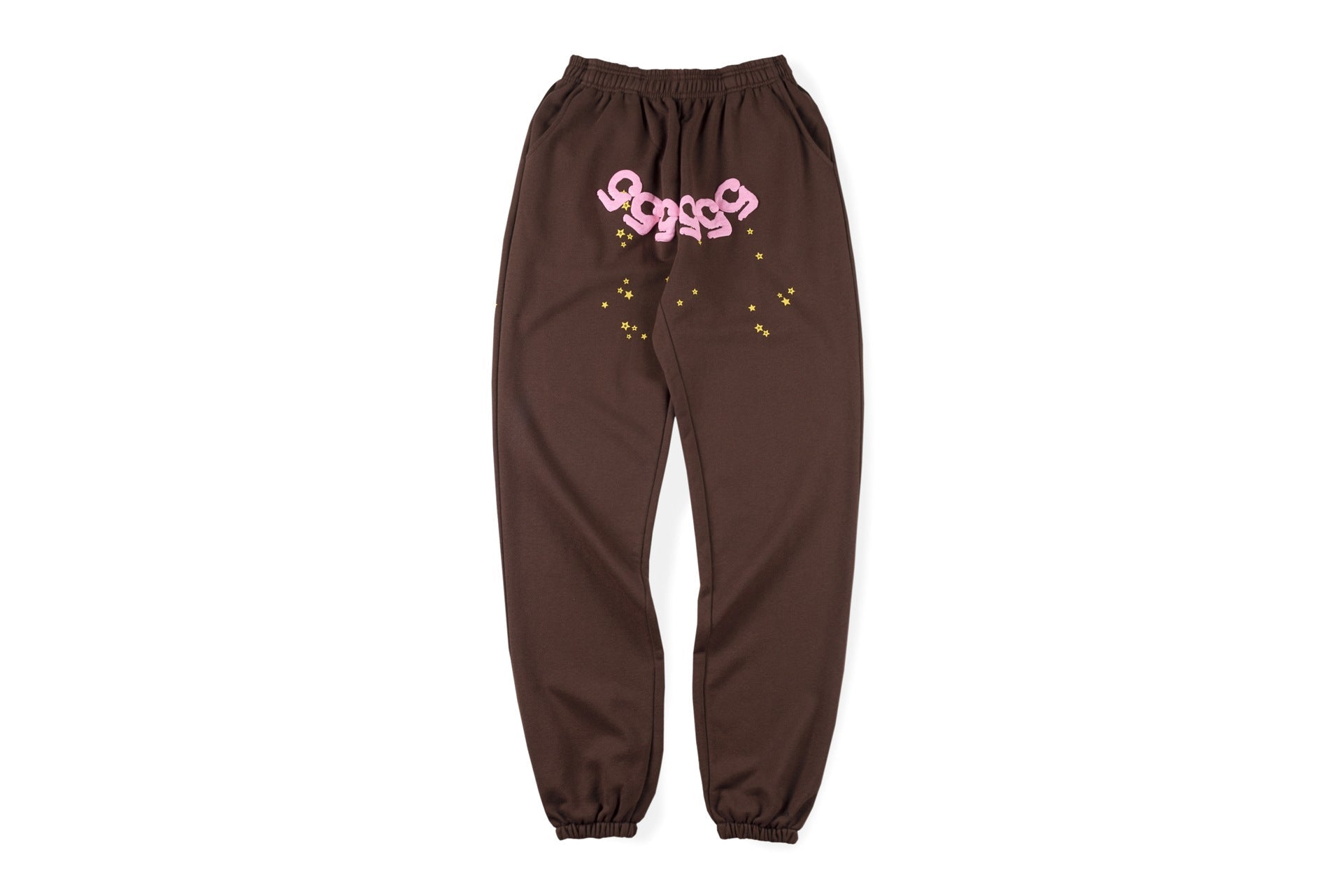 Spider Angel Numbers Brown Sweatpants