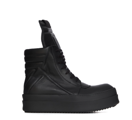 Black Mega Bumper GeoBasket Sneakers