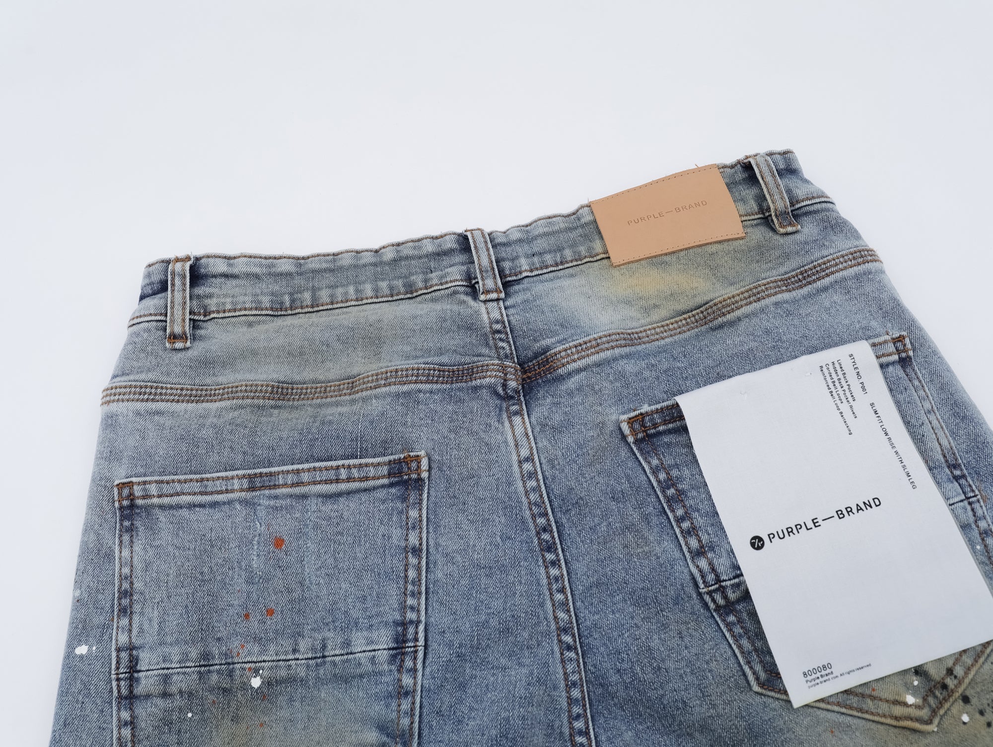 P132 Denim Brushed Jeans