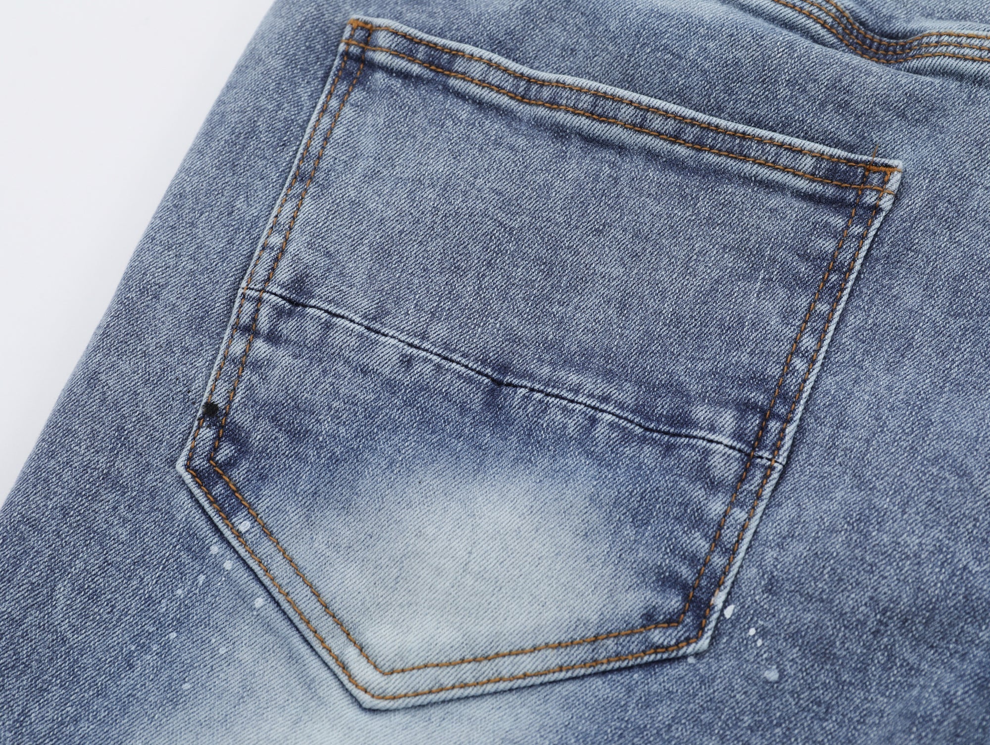 P128 Splattered Paint Jeans