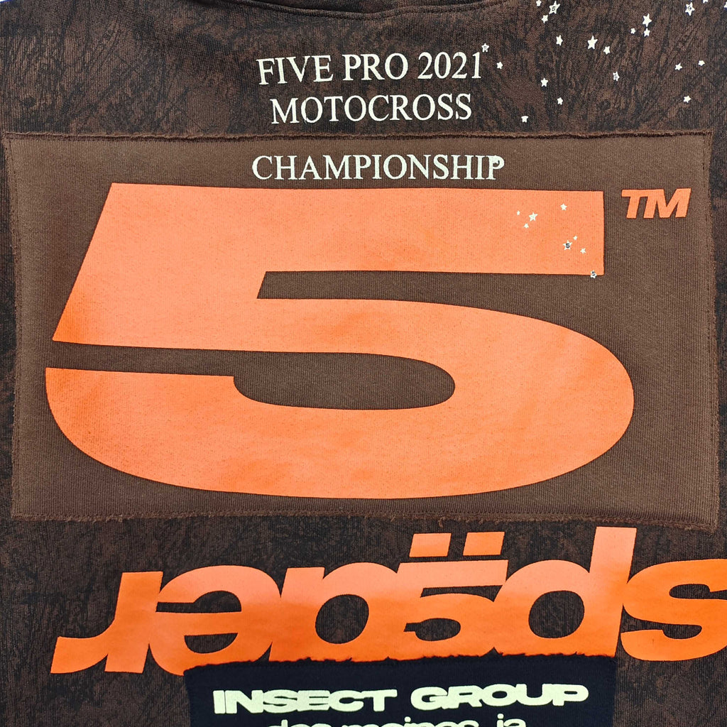 Sp5der T&F Tree Camo Hoodie 'Brown'