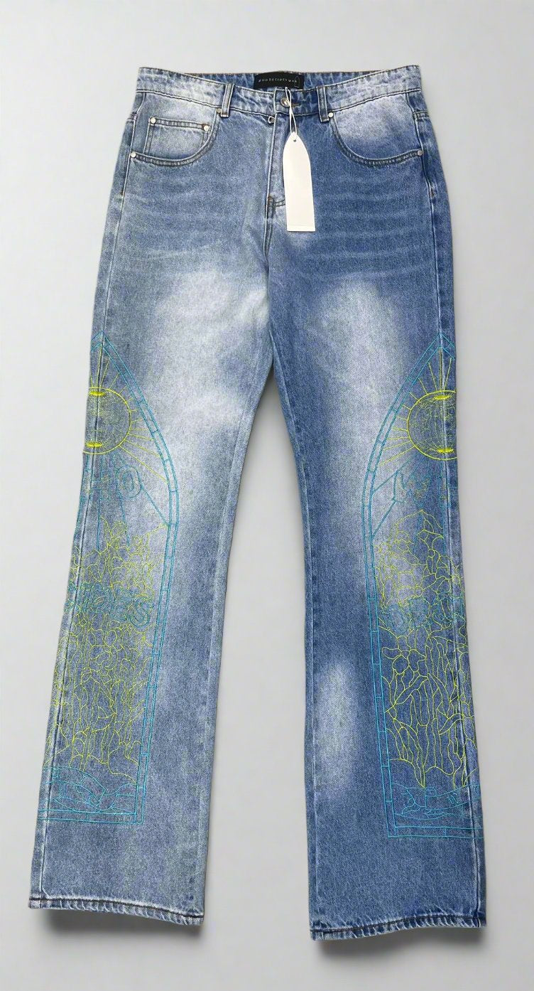 Blue Virtuous Jeans In Sky