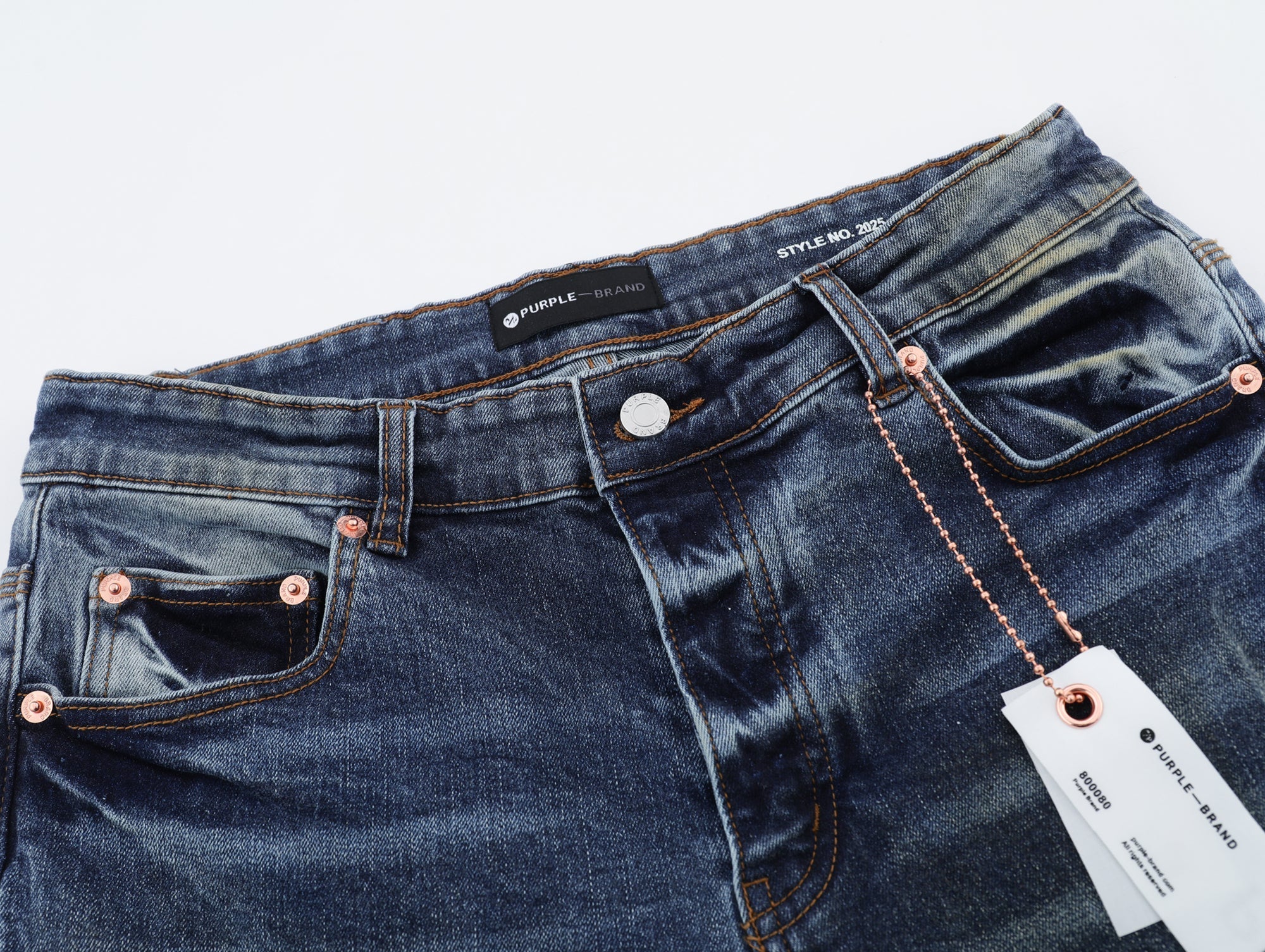 P503 Blue Painted Jeans